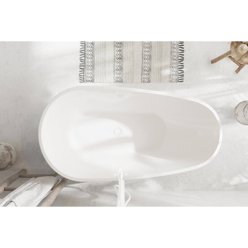 Hillary Bathtub in Glossy White