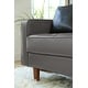 preview thumbnail 12 of 34, Abbyson Holloway Mid Century Top-grain Leather Sofa