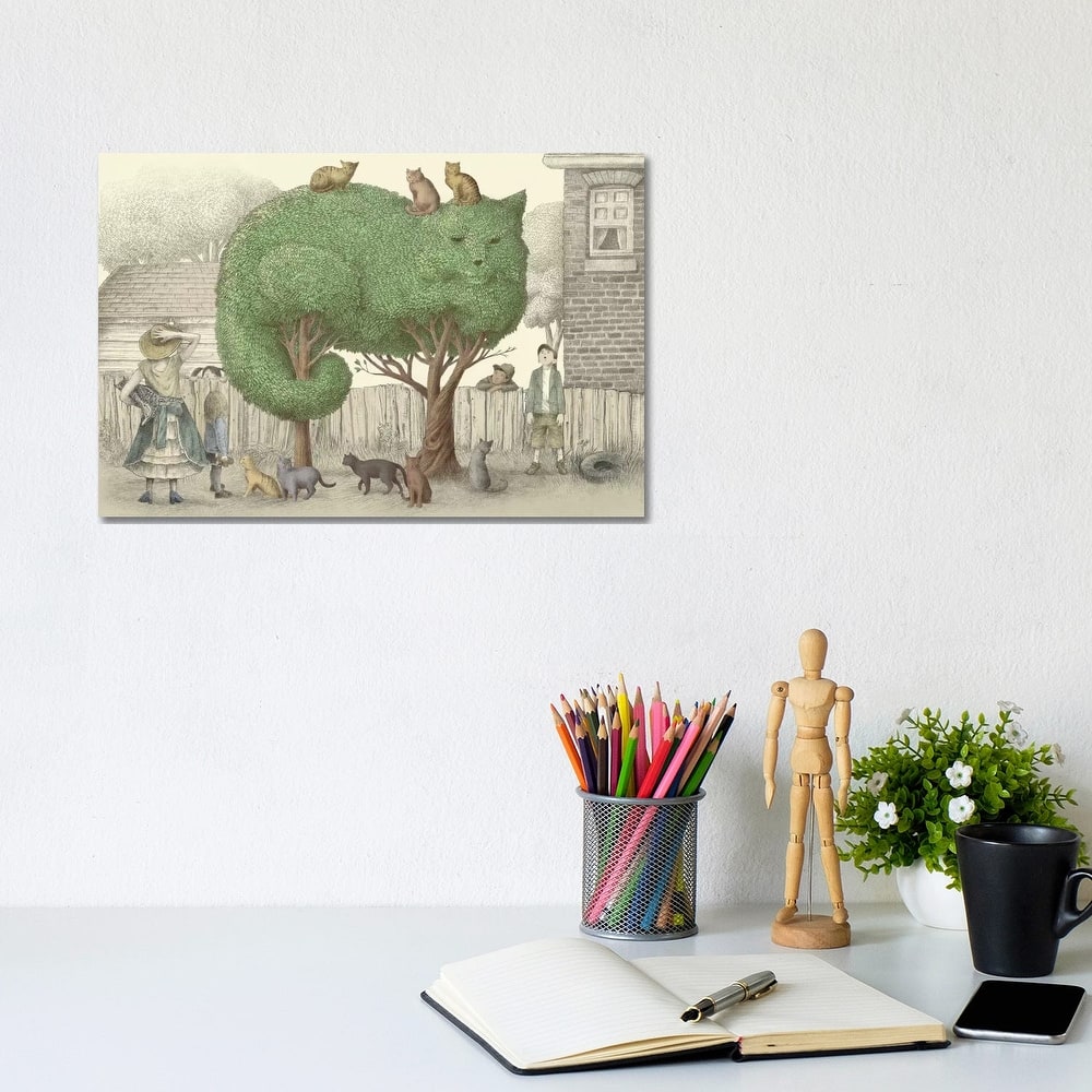 iCanvas "The Cat Tree" by Eric Fan Canvas Print
