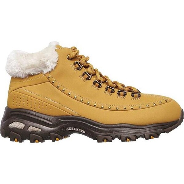 skechers boots womens yellow