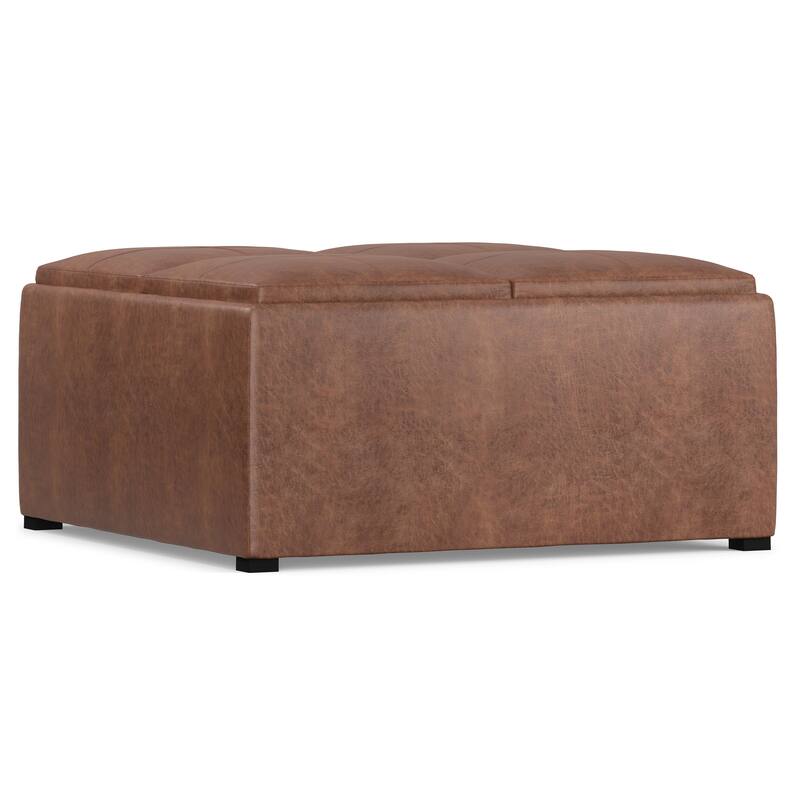 WYNDENHALL Franklin Wide Contemporary Table Ottoman