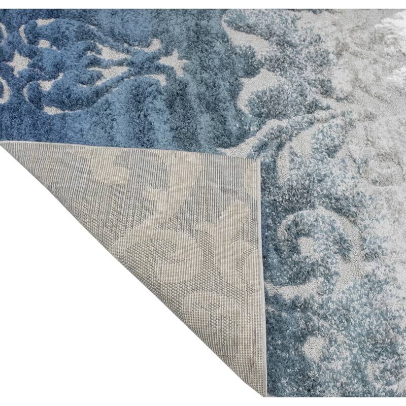 Noori Rug Monaco Sierra High-low Floral Scroll Area Rug