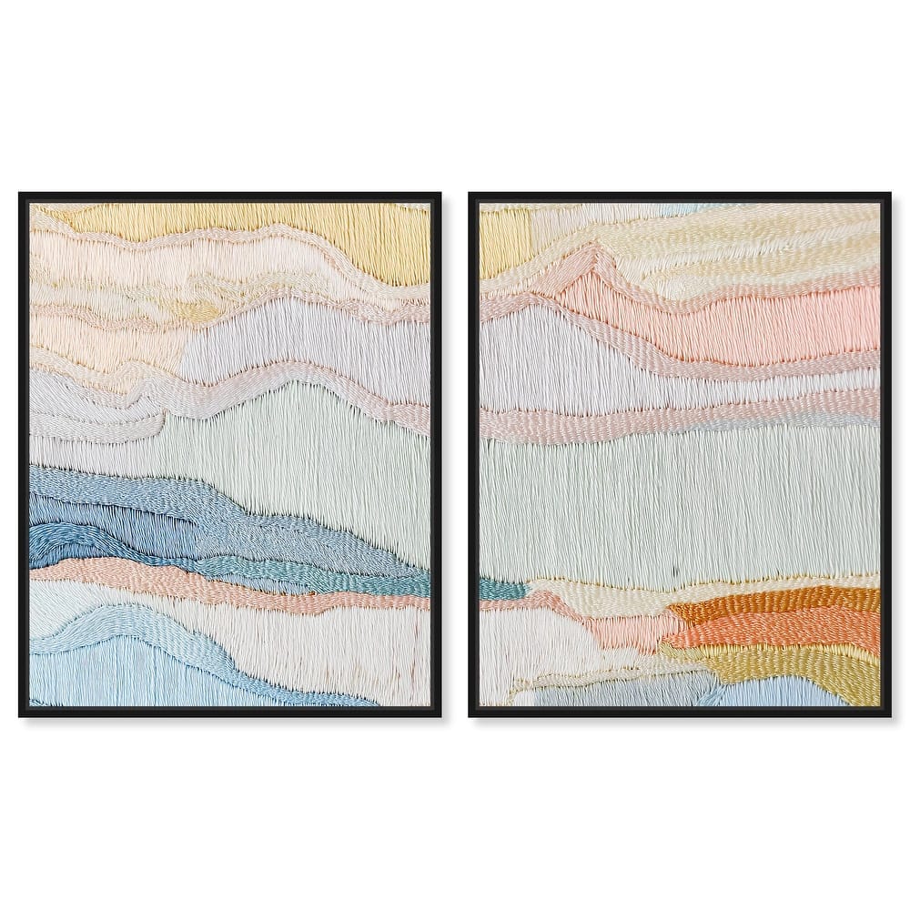 Gentle Breeze II Canvas Set of 2 by Art Remedy