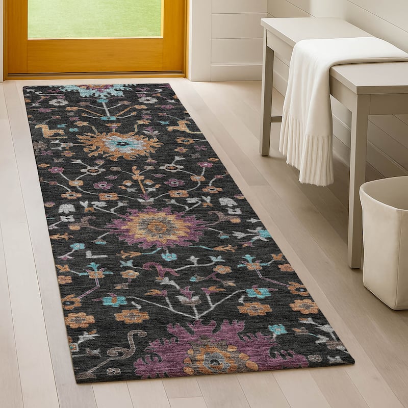 Machine Washable Indoor/ Outdoor Global Dillon Chantille Rug