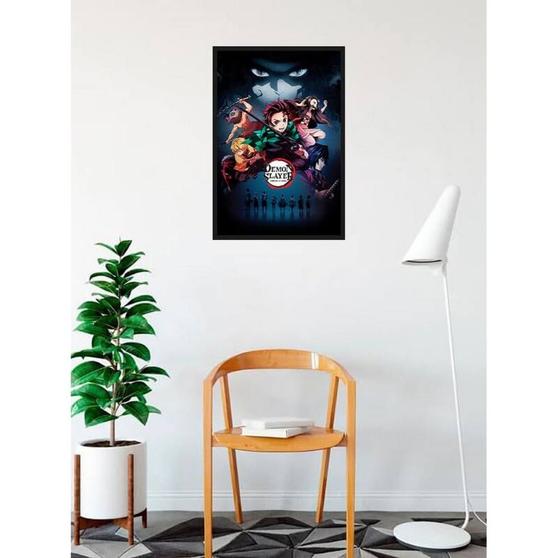 Enhance your surroundings with Demon Slayer Framed Poster - 24 x 36 Inch