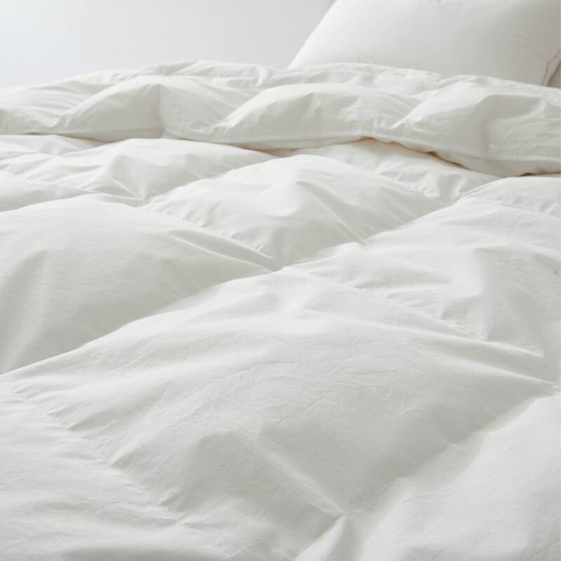 Luxurious 800 Fill Power 100% Organic Cotton 90% Down Comforter Duvet Insert