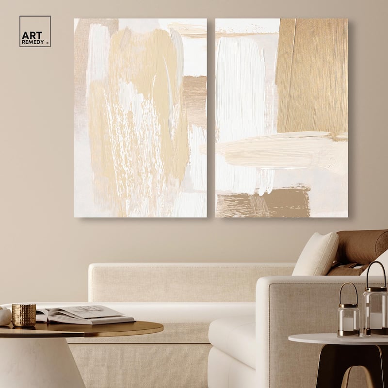 Tactile Textures II Canvas Set of 2 by Art Remedy, Gallery Wrapped
