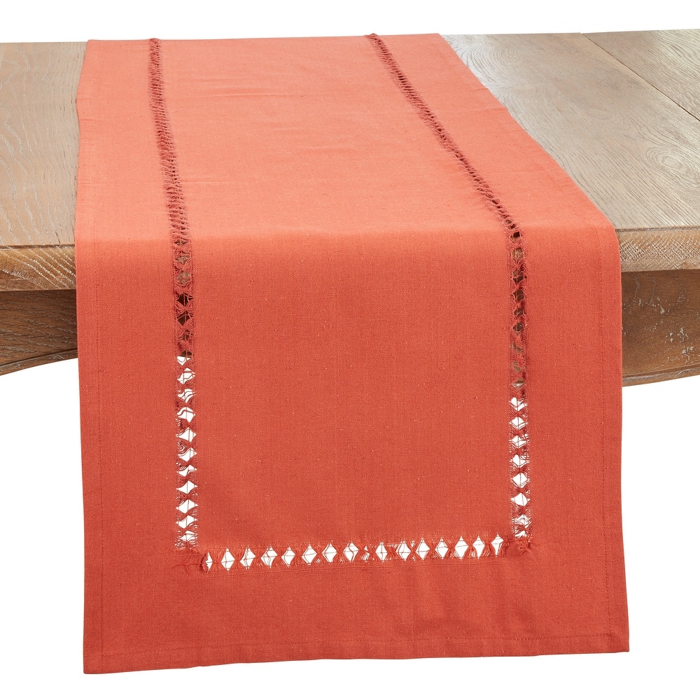 Table Runner with Hemstitched Border