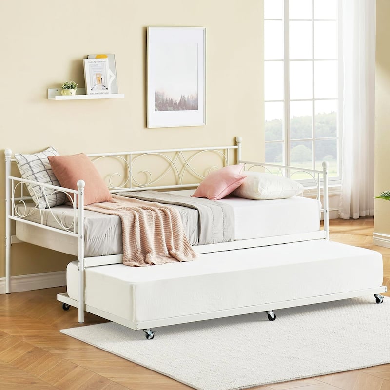 Metal Daybed Frame - White - Twin