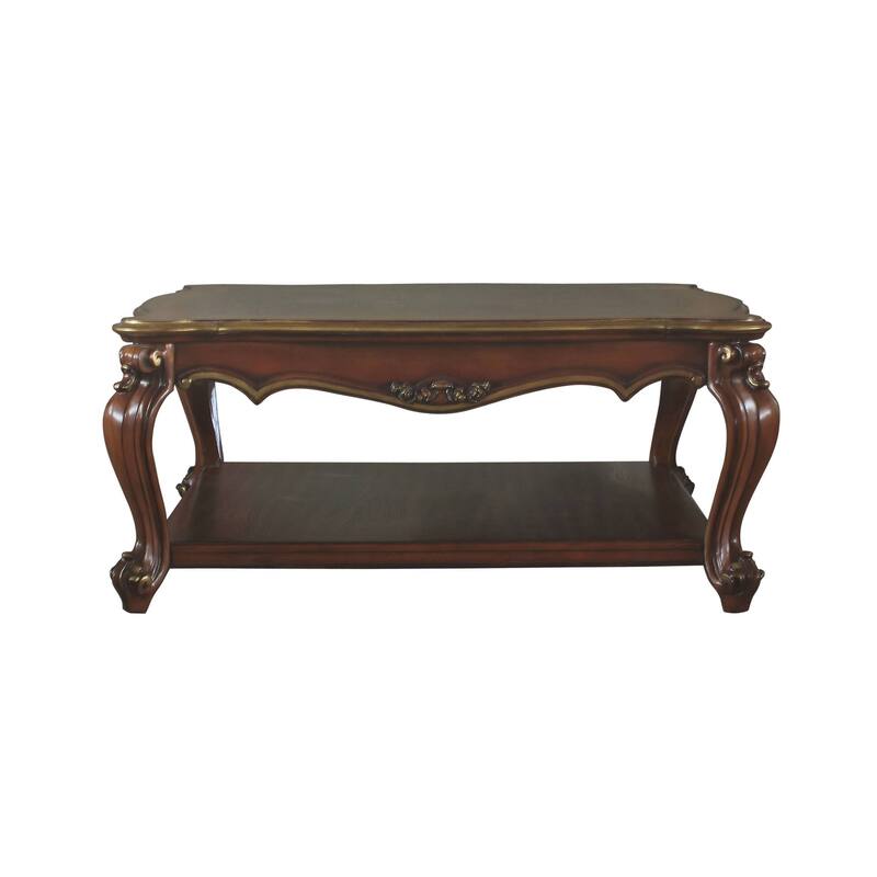 Deveraux Coffee Table with Bottom Shelf