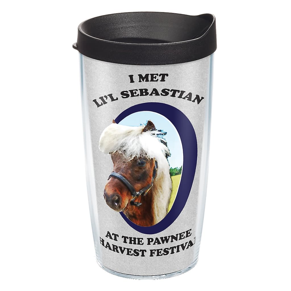 Tervis Parks and Recreation Lil Sebastian Made in USA Double Walled Insulated Travel Tumbler, Classic