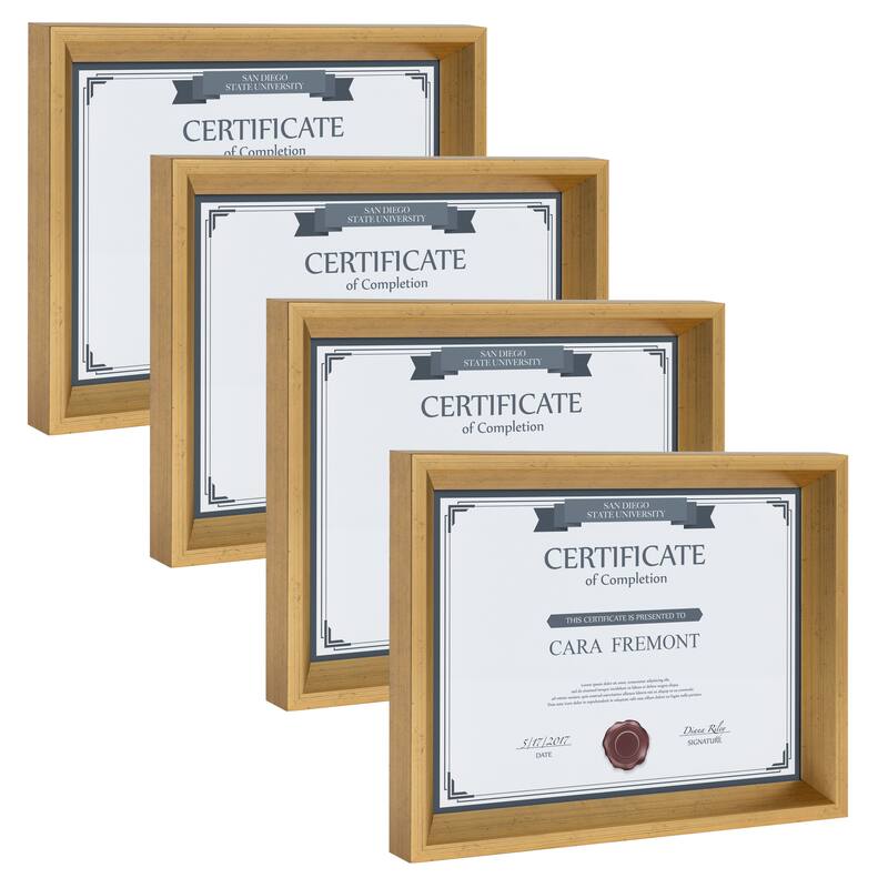 Kate and Laurel Calter Inset Picture Frame Set