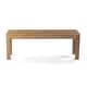preview thumbnail 12 of 12, Grain Wood Furniture Montauk Solid Wood Backless Bench Driftwood