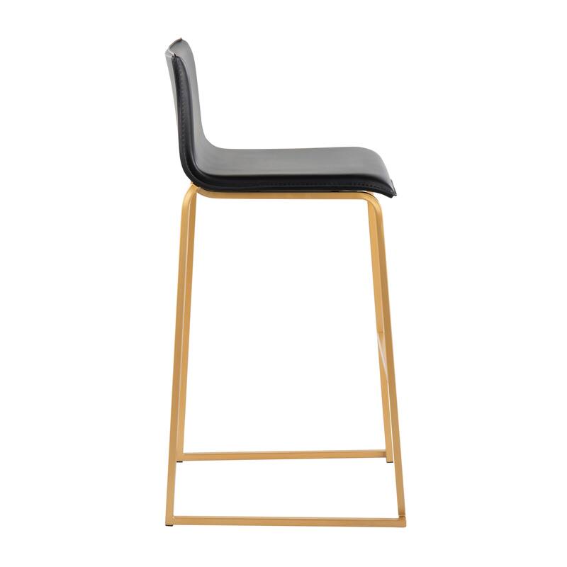 Silver Orchid Mara Upholstered Bar Stool - Set of 2