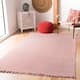 SAFAVIEH Handmade Montauk Rukhsana Flatweave Cotton Fringe Rug - 5' x 8' - Ivory/Red