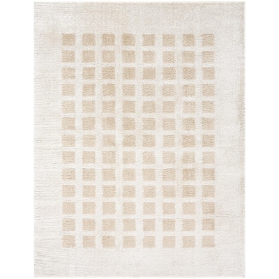 Livabliss Fossay Shag Modern & Contemporary Checkered Washable Area Rug