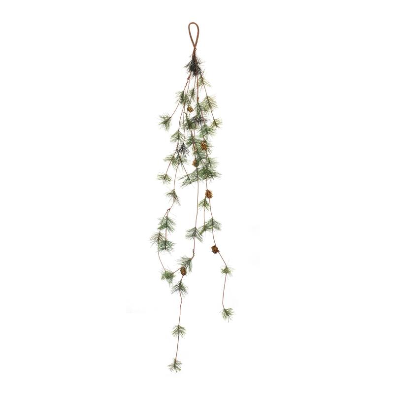 Pine Cone Twig Garland (Set of 2) - Green