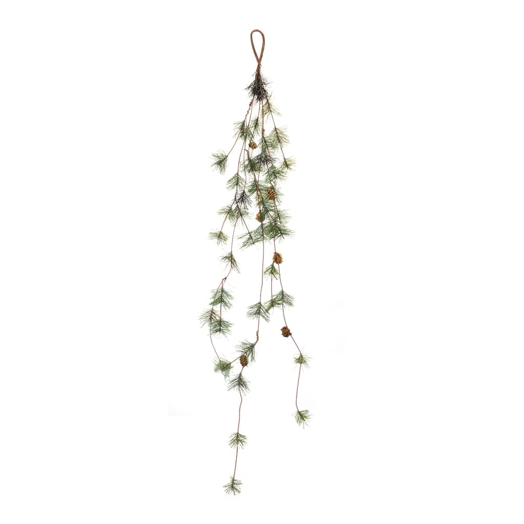 Pine Cone Twig Garland (Set of 2) - Green