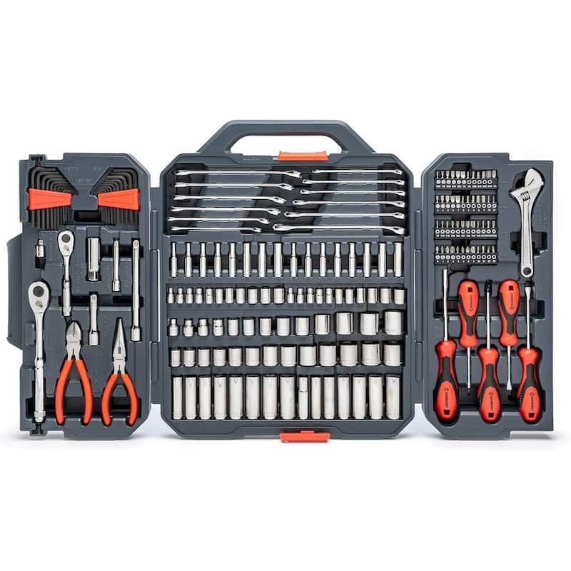 Crescent CTK180 180 Piece Professional Tool Set - Black - Metal