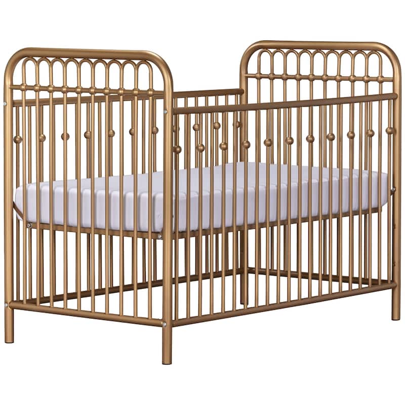 Little Seeds Monarch Hill Ivy Metal Crib - N/A