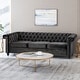preview thumbnail 1 of 20, Parkhurst Tufted Velvet Sofa by Christopher Knight Home Black + Dark Brown