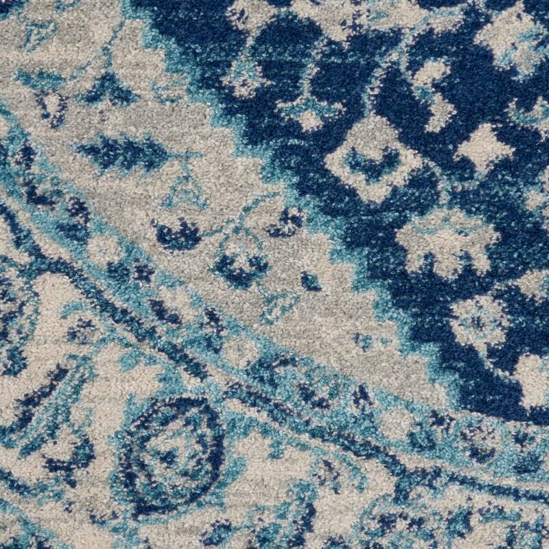 Nourison Tranquil Traditional Persian Medallion Area Rug