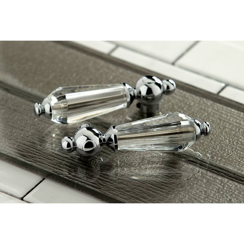 Kingston Brass Wilshire Bridge Kitchen Faucet with Brass Sprayer