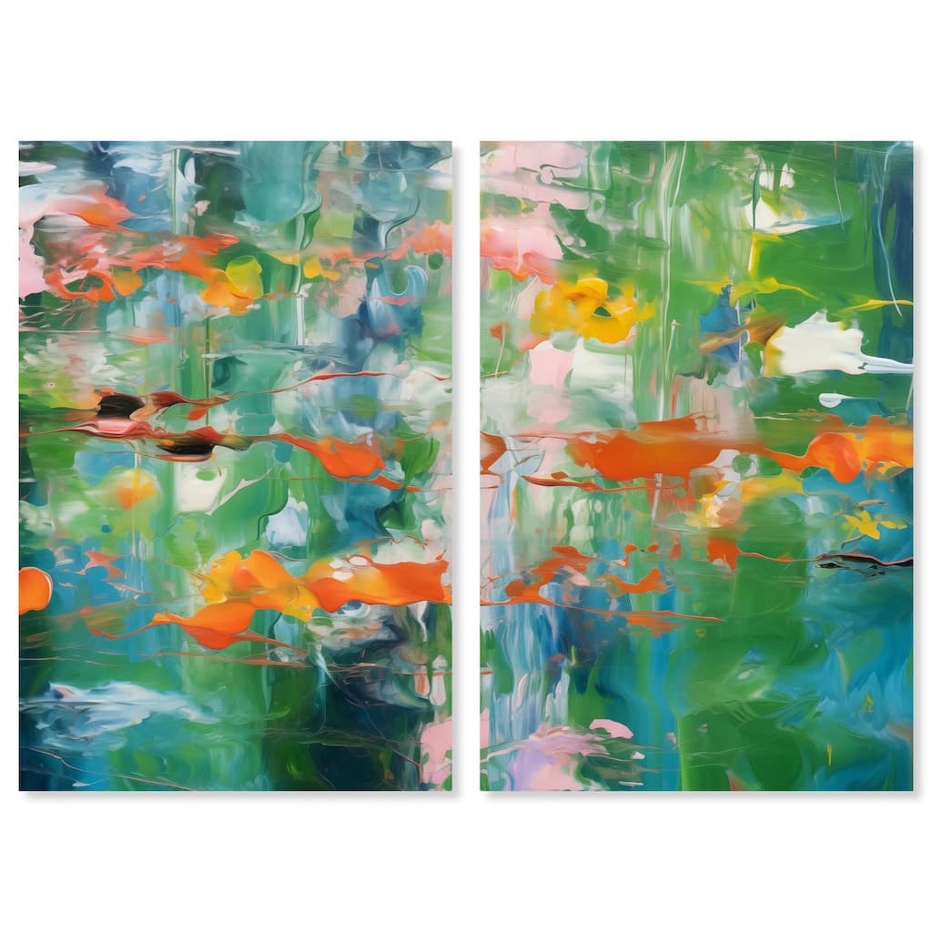 Jungle Serenade Canvas Set of 2 by Art Remedy, Gallery Wrapped
