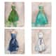 Aqua Dream, Little Blue Dress, Emerald Green, White Dress by Lauren ...