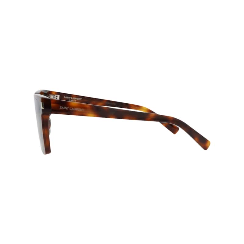 Saint Laurent Square-Frame Recycled Acetate Sunglasses - Havana Havana Green - NS