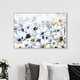 preview thumbnail 19 of 23, Oliver Gal 'Fields of Blue' Floral and Botanical Wall Art Framed Canvas Print Flowers - Blue, White