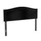 preview thumbnail 8 of 17, CraftPorch Velvet Nailhead Trim Upholstered Adjustable Headboard Black - Full
