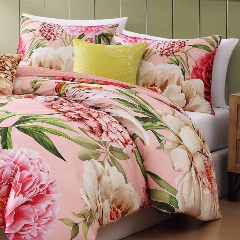 Bebejan Spring Forever 100% Cotton Sateen 5 Piece Reversible Comforter Set