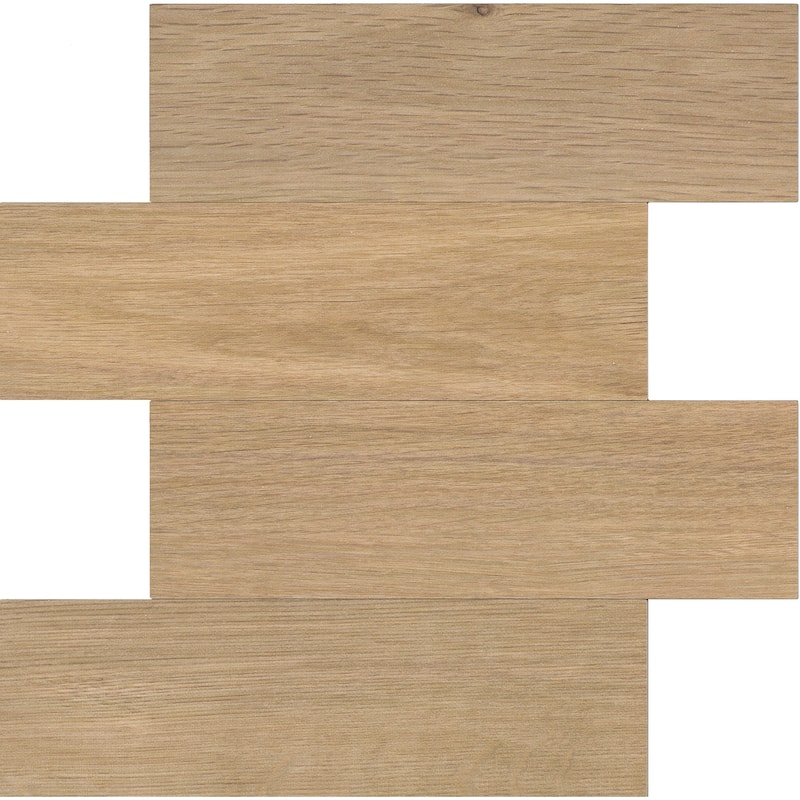 Faux Wood Natural Peel & Stick Wall Tiles