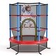 preview thumbnail 10 of 8, Costway Youth Jumping Round Trampoline 55'' Exercise W/ Safety Pad - See Details