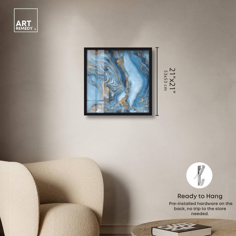River Gold Shadowbox by Art Remedy