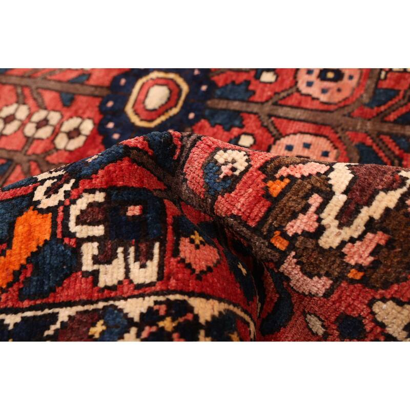 ECARPETGALLERY Hand-knotted Kayseri Vintage Red Wool Rug - 5'1 x 6'6