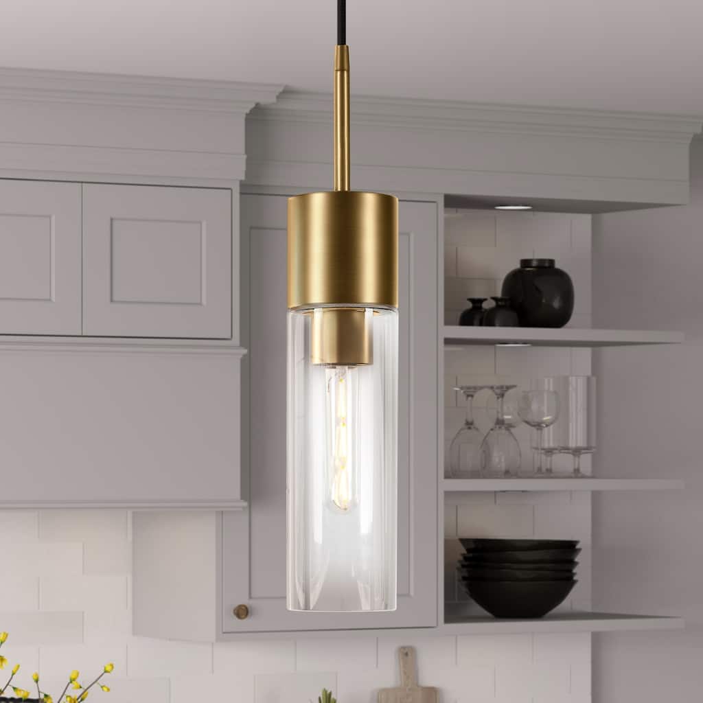 Lance 3.5" Wide Pendant with Glass Shade