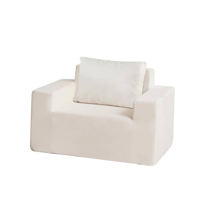Sofa in A Box Foam Sofa Couch with Pillow, Bean Bag Chairs,Large Bean Bag Sofa