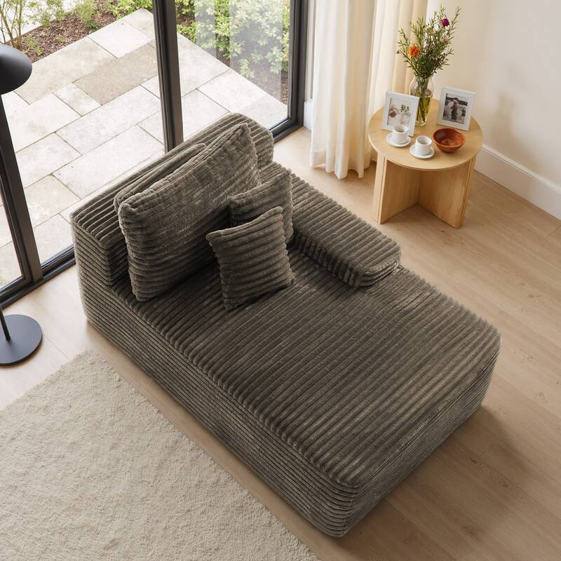 Cathy 41" W No Assembly Required Chaise Lounge