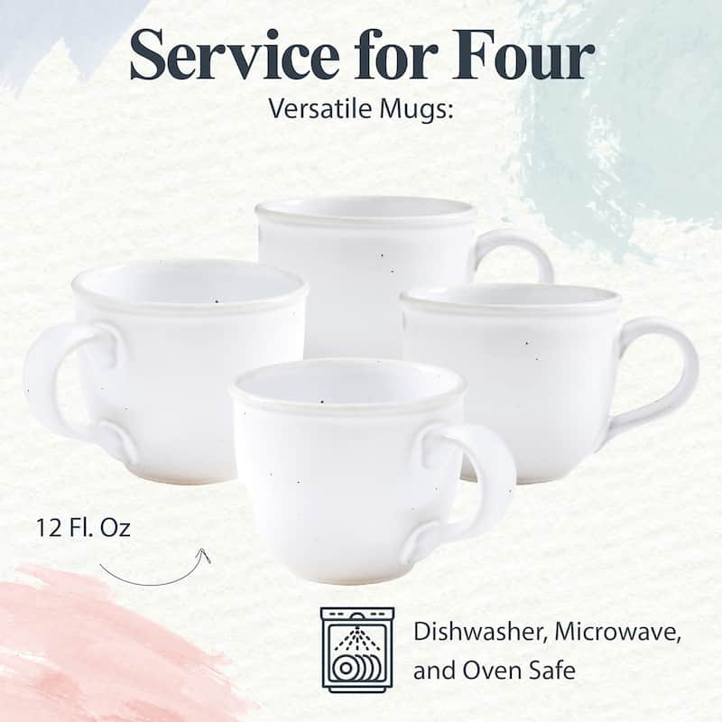 Portmeirion Minerals Set of 4 Mugs - 12 fl. oz.
