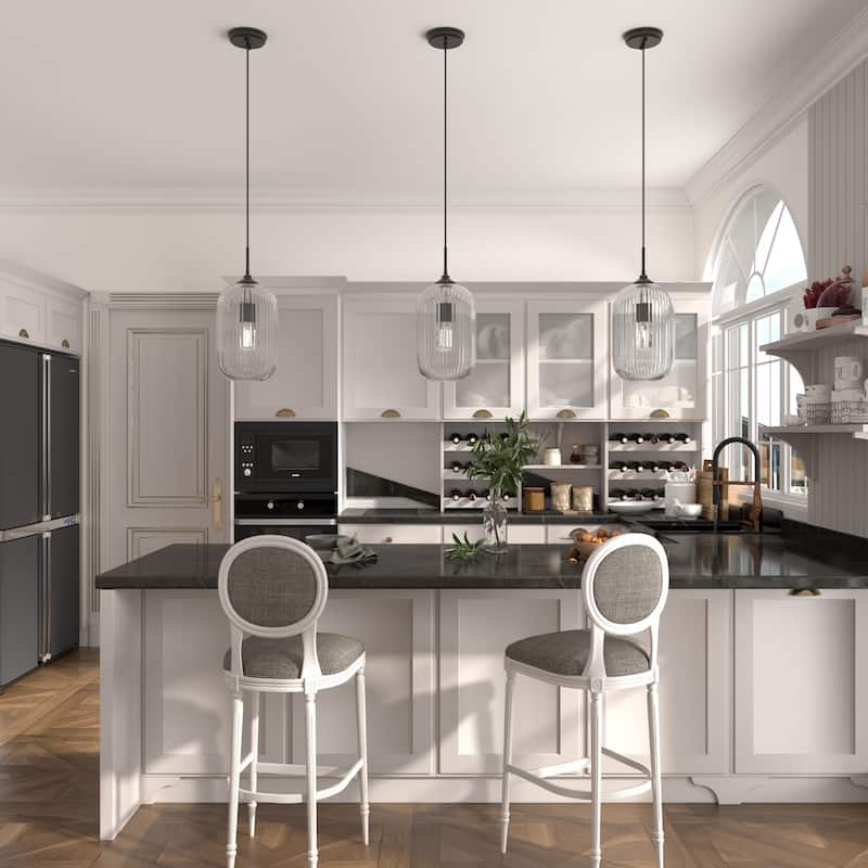 Acroma 1-light 8In Modern Farmhouse Kitchen Island Pendant Lighting - N/A