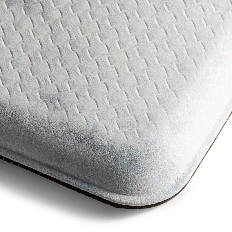 SoHome Cozy Living Home Sweet Home Pineapple Anti-Fatigue Kitchen Mat, Grey/Yellow