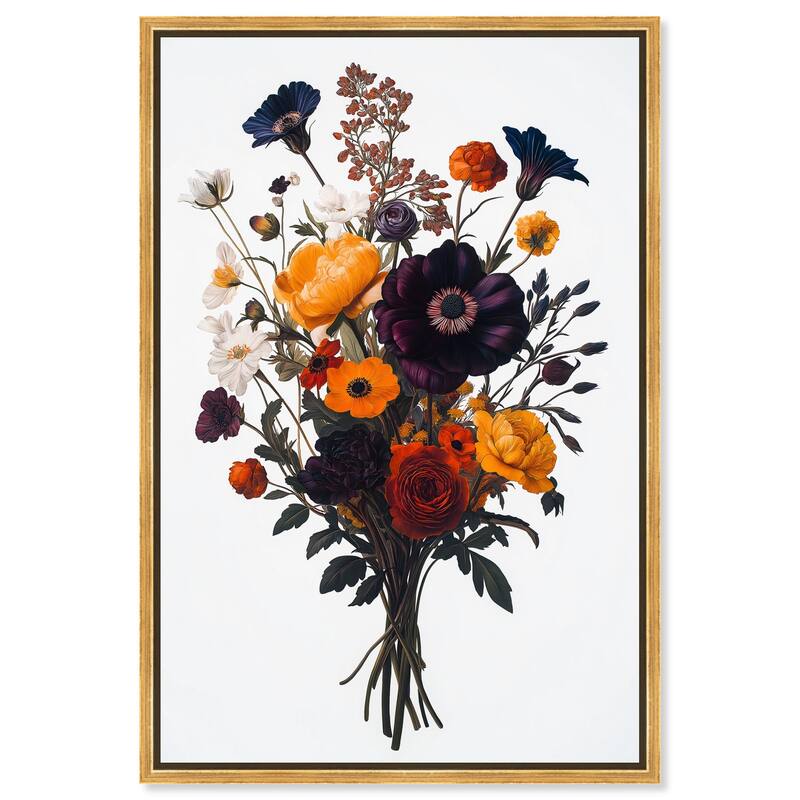 Regal Rose Riot II Canvas by Art Remedy - Gold - 20" x 30"