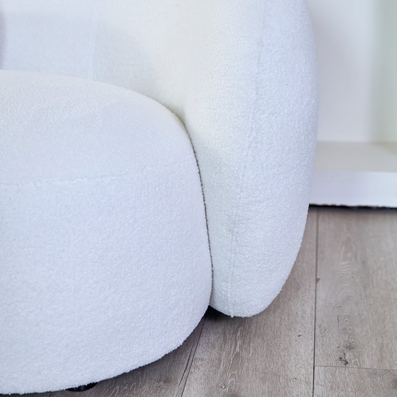 Furniture of America Nalei Modern 85-inch Chenille Sofa with Pillows