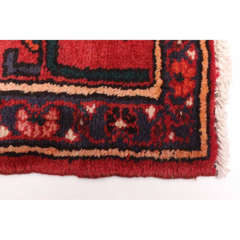 ECARPETGALLERY Hand-knotted Andelz Red Wool Rug - 4'6 x 6'11
