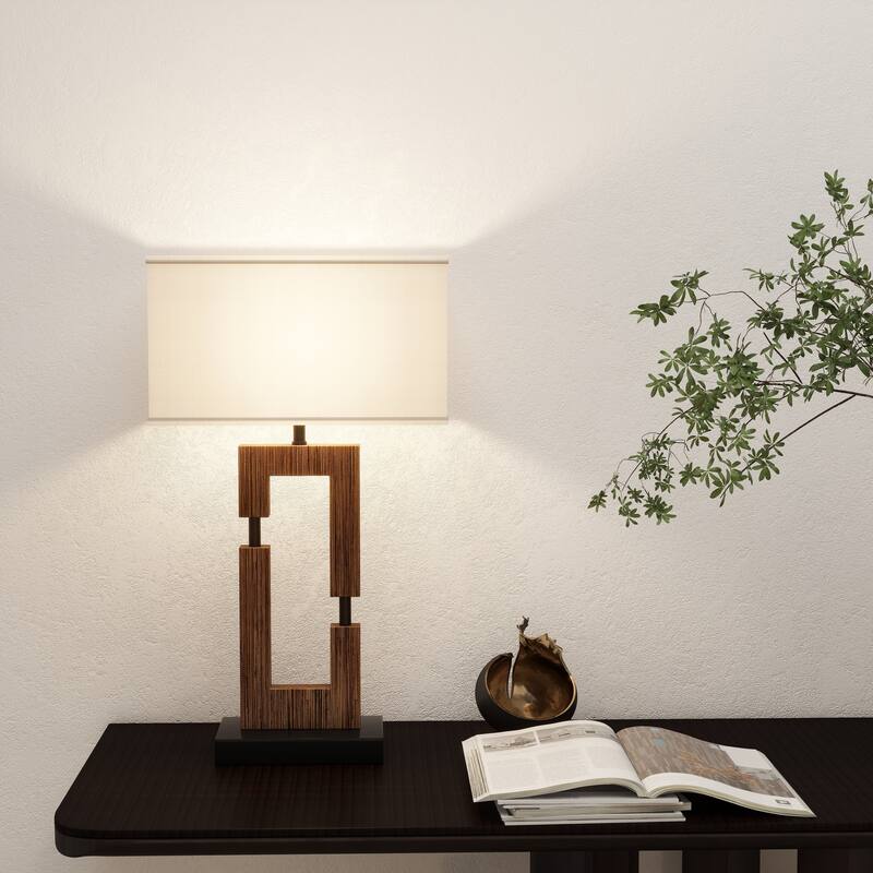 Set of 2 Painted Table Lamp