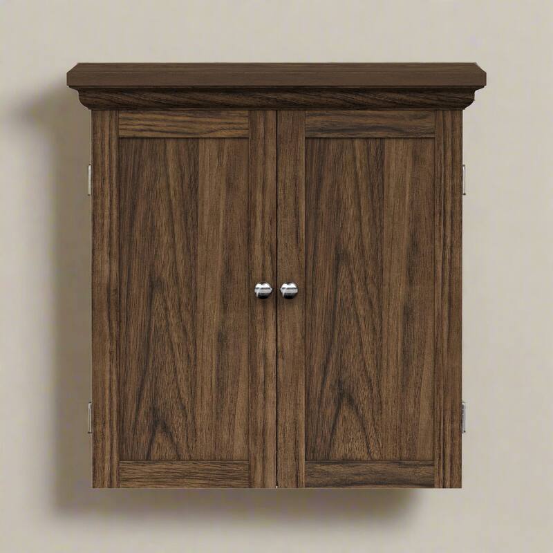 Teamson Home Stratford Classic Wall Cabinet with Adjustable Shelves