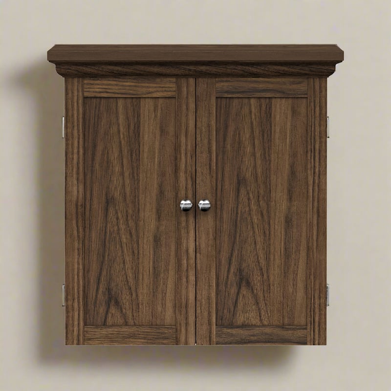 Teamson Home Stratford Classic Wall Cabinet with Adjustable Shelves