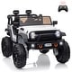 preview thumbnail 13 of 29, 24V Kids Ride on Truck with 2 Seats White